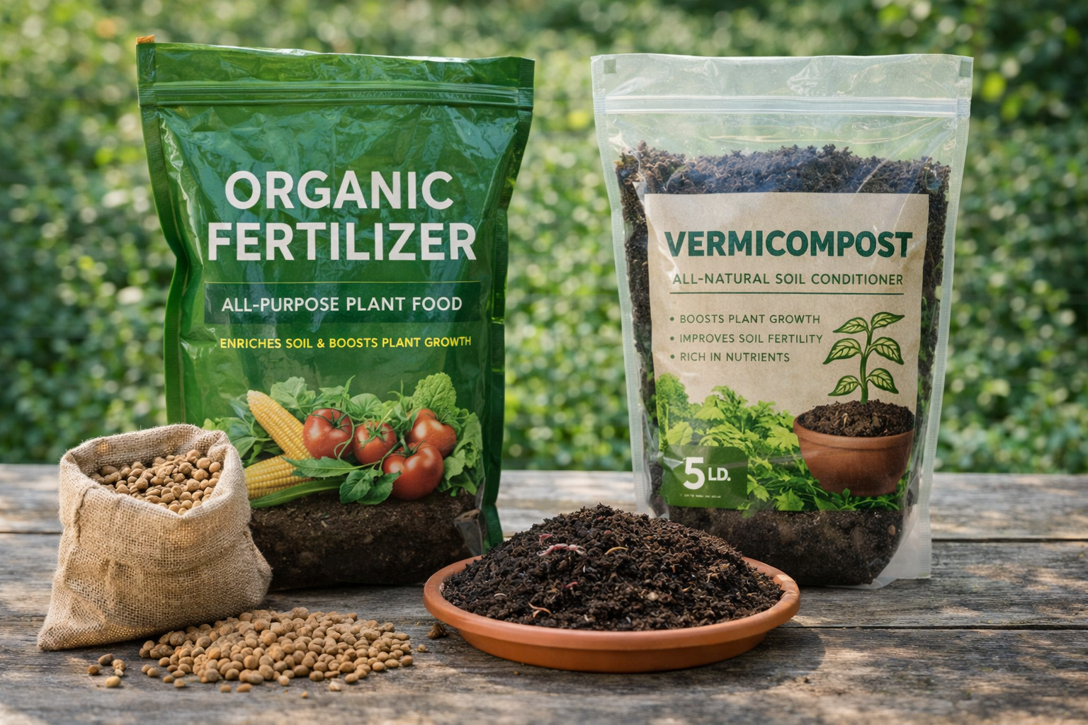 Organic Fertilizer and Vermicompost